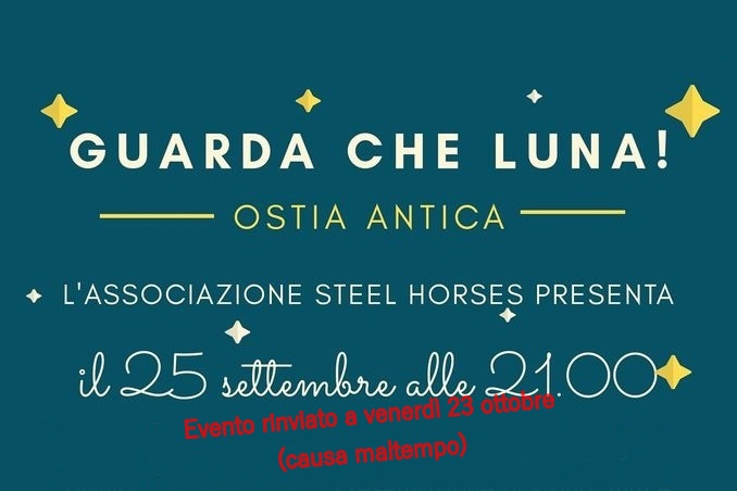 23 Ottobre 2020 – Guarda che Luna